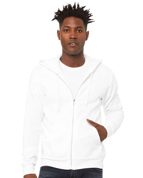 Unisex Sponge Fleece Full-Zip Hoodie Sweatshirt Image 15