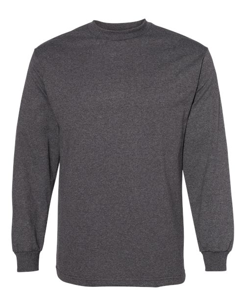 Unisex Heavyweight Cotton Long Sleeve Tee Image 4
