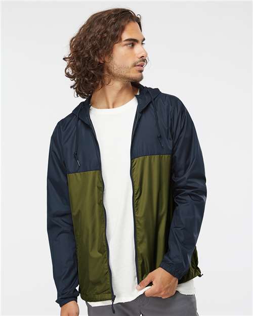 Men's Lightweight Windbreaker Full-Zip Jacket Image 10