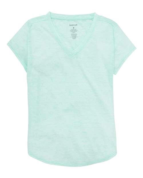 Girls' Snow Heather V-Neck T-Shirt Image 2