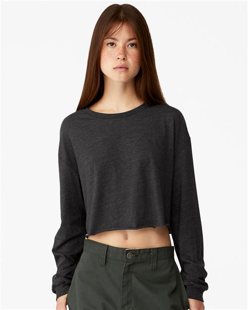 Women's FWD Fashion Crop Long Sleeve Tee Image 1