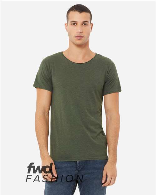 Unisex FWD Fashion Triblend Raw Neck Tee Image 2