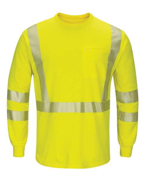 Men's Tall Hi-Visibility Lightweight Long Sleeve T-Shirt