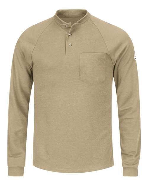 Men's Long Sleeve Henley Shirt- CoolTouch®2 Image 3