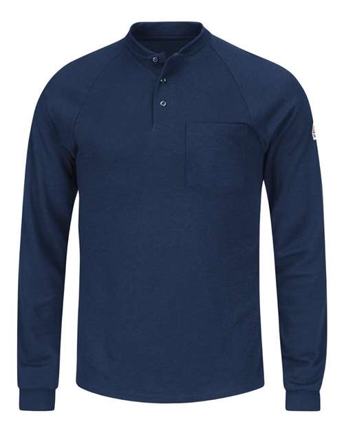 Men's Long Sleeve Henley Shirt- CoolTouch®2 Image 4