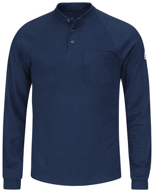 Men's Long Sleeve Henley Shirt- CoolTouch®2 Image 1