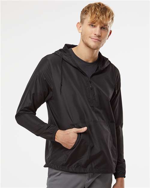 Unisex Lightweight Quarter-Zip Windbreaker Pullover Jacket Image 4
