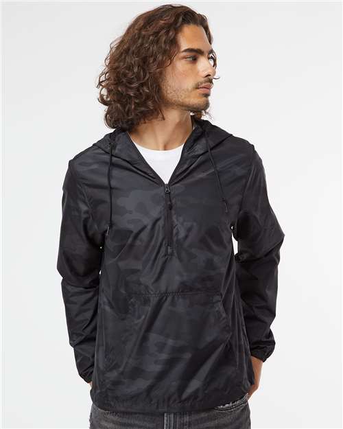 Unisex Lightweight Quarter-Zip Windbreaker Pullover Jacket Image 5