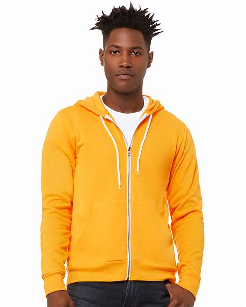 Unisex Sponge Fleece Full-Zip Hoodie Sweatshirt Image 17