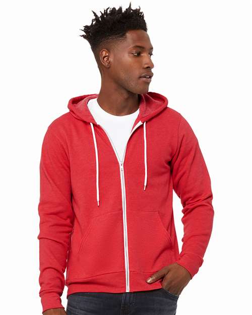 Unisex Sponge Fleece Full-Zip Hoodie Sweatshirt Image 26