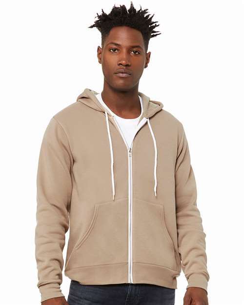 Unisex Sponge Fleece Full-Zip Hoodie Sweatshirt Image 43