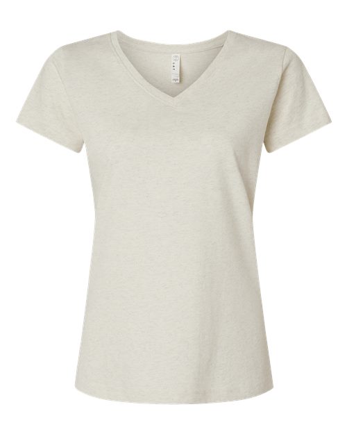 Women's Fine Jersey V-Neck Tee Image 12