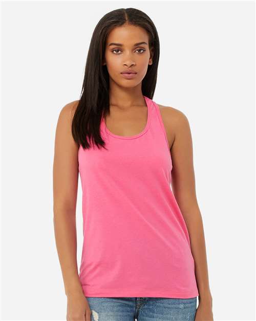 Women's Jersey Racerback Tank Image 4