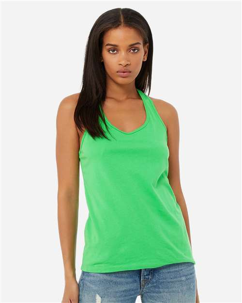 Women's Jersey Racerback Tank Image 14