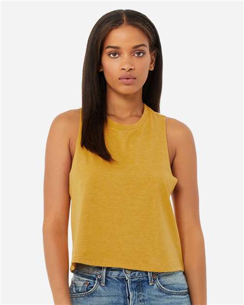 Women's Racerback Crop Tank Image 10