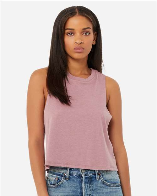 Women's Racerback Crop Tank Image 13