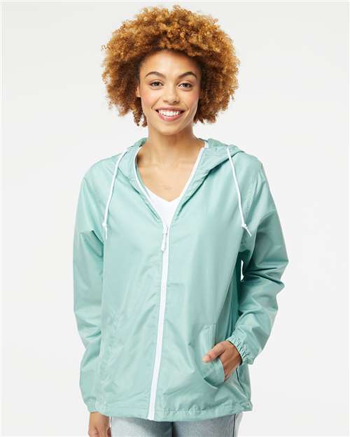 Men's Lightweight Windbreaker Full-Zip Jacket Image 2
