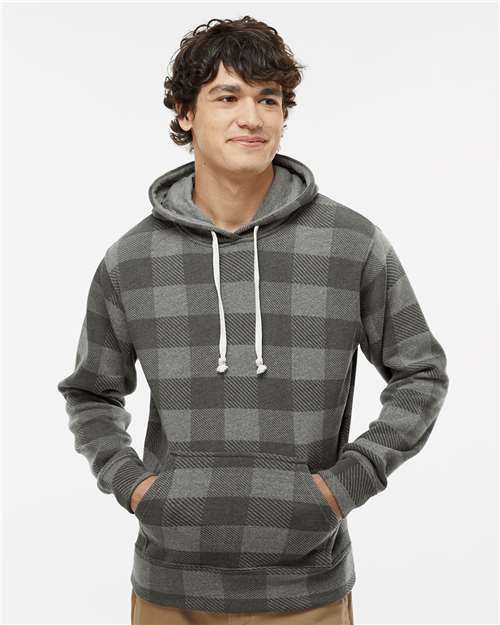Men's Triblend Fleece Hooded Sweatshirt Image 32