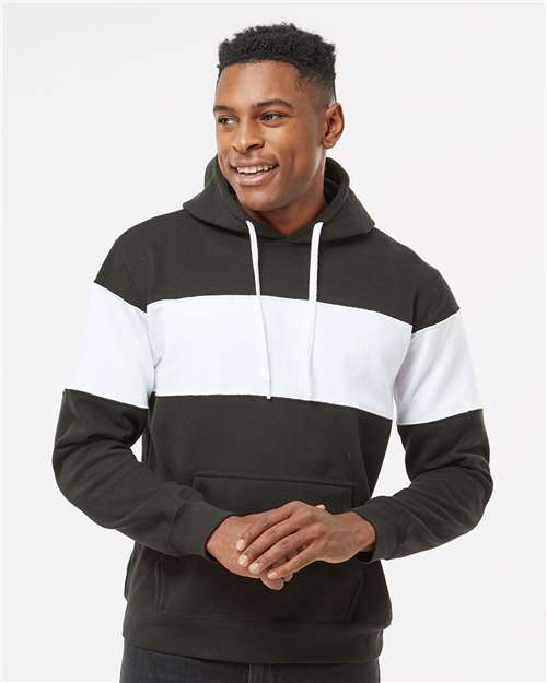 Men's Varsity Fleece Colorblocked Hooded Sweatshirt