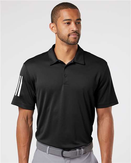 Men's Floating 3-Stripes Polo Image 2