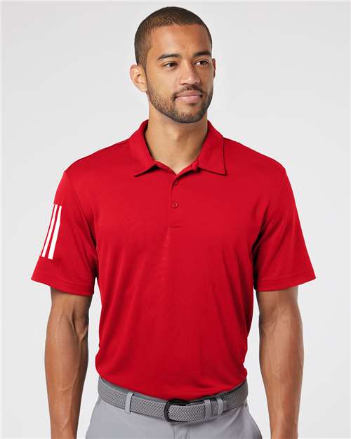Men's Floating 3-Stripes Polo Image 4