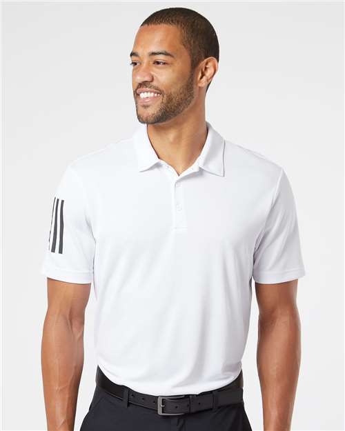 Men's Floating 3-Stripes Polo Image 5