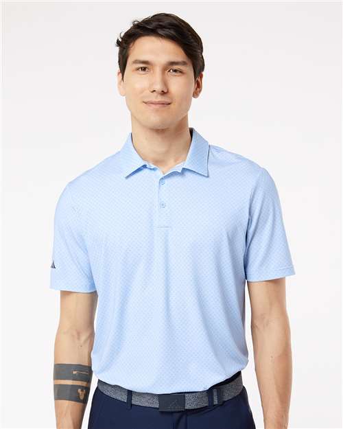 Men's Ultimate365 Diamond Dot Print Polo Image 3