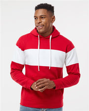 Men's Varsity Fleece Colorblocked Hooded Sweatshirt