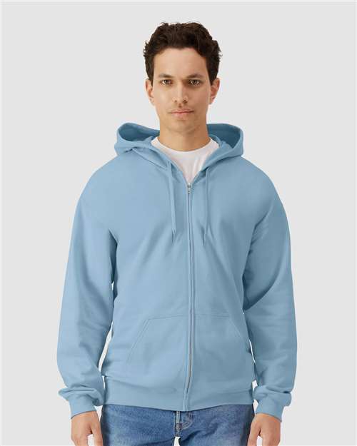 Unisex Softstyle® Full-Zip Hooded Sweatshirt Image 13