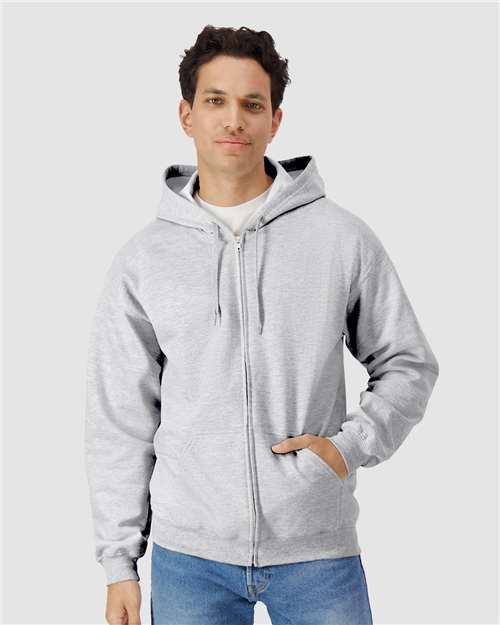 Unisex Softstyle® Full-Zip Hooded Sweatshirt Image 12
