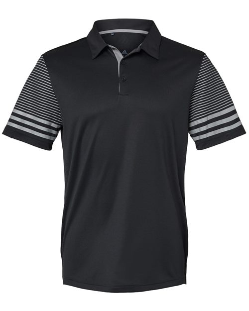 Men's Striped Sleeve Polo Image 1