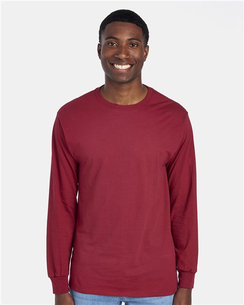 HD Cotton Long Sleeve T-Shirt Image 1