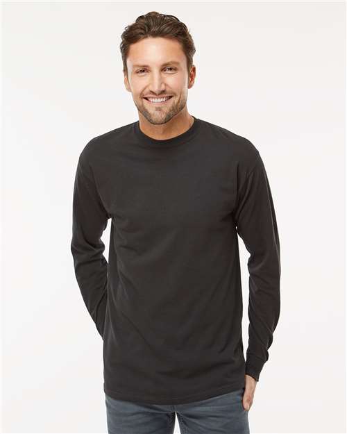 Unisex Gold Soft Touch Long Sleeve T-Shirt Image 5