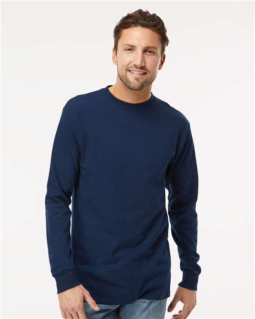 Unisex Gold Soft Touch Long Sleeve T-Shirt Image 8