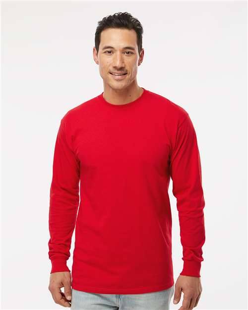 Unisex Gold Soft Touch Long Sleeve T-Shirt Image 9