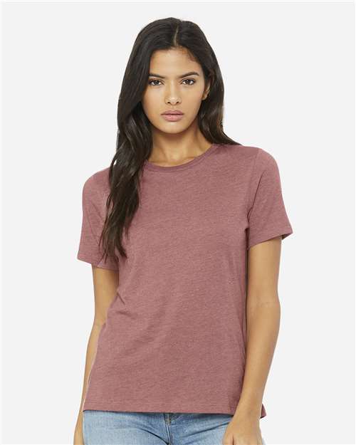 Women’s Relaxed Fit Heather CVC Tee Image 16