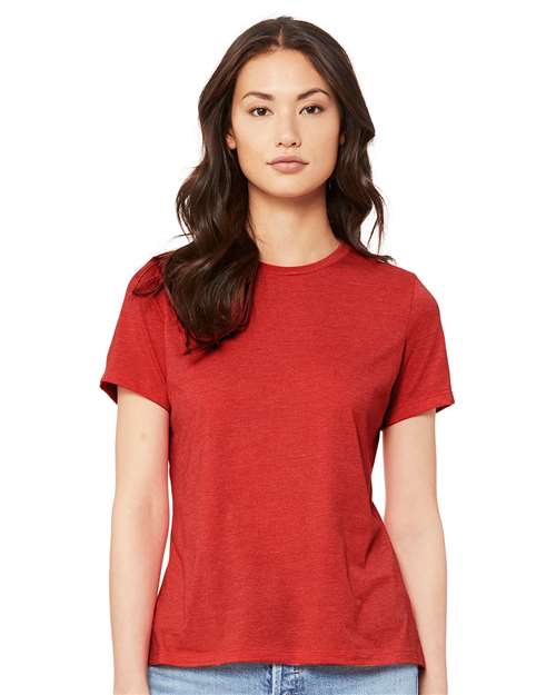 Women’s Relaxed Fit Heather CVC Tee Image 26