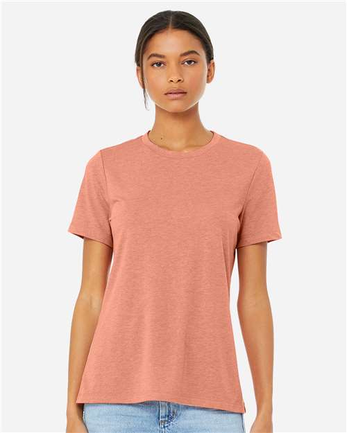 Women’s Relaxed Fit Heather CVC Tee Image 32