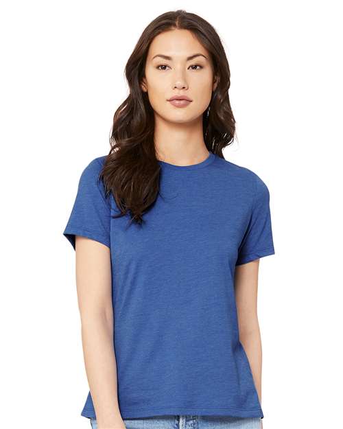 Women’s Relaxed Fit Heather CVC Tee Image 33