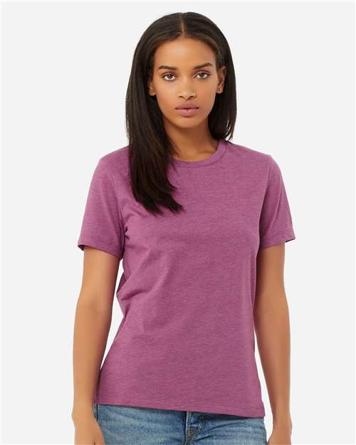 Women’s Relaxed Fit Heather CVC Tee Image 13