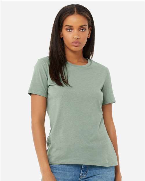 Women’s Relaxed Fit Heather CVC Tee Image 27