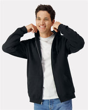Unisex Softstyle® Full-Zip Hooded Sweatshirt Image 1