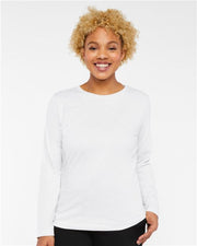 Women's Long Sleeve Premium Jersey Tee Image 1