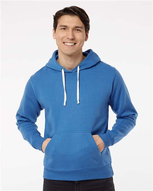 Men's Triblend Fleece Hooded Sweatshirt Image 29