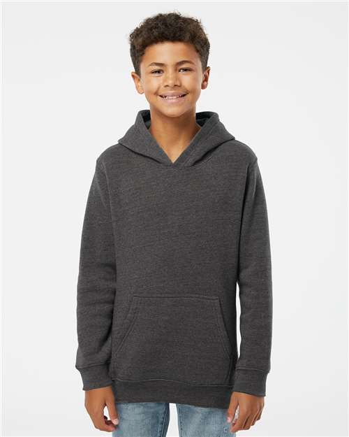 Youth Triblend Fleece Hooded Sweatshirt Image 2