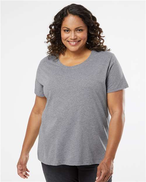 Women's Curvy Collection Fine Jersey Tee