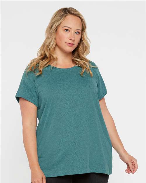 Women's Curvy Collection Fine Jersey Tee