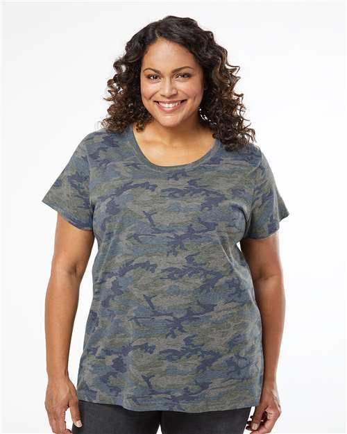 Women's Curvy Collection Fine Jersey Tee