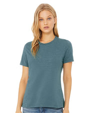 Women’s Relaxed Fit Heather CVC Tee Image 1