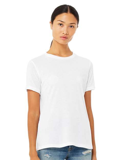 Women’s Relaxed Fit Heather CVC Tee Image 35